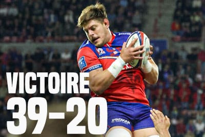 39-20 / Victoire avec Bonus pour nos rouge & bleu